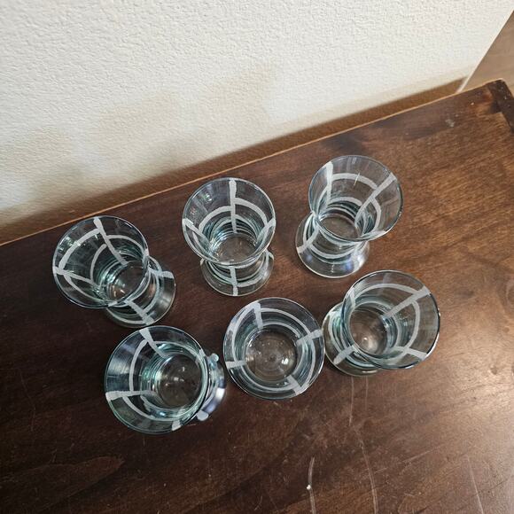 NWOT Vintage Tea Glasses- Set of 6 - Picture 3 of 4